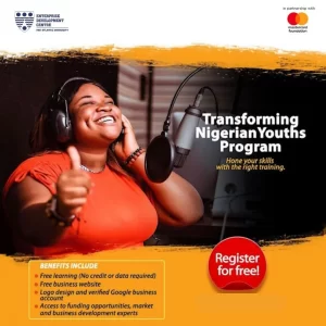 EDC MasterCard Transforming Nigerian Youths Program