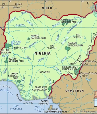 Nigeria map