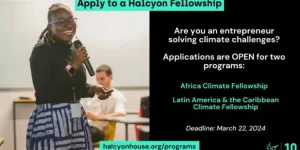 Halcyon Africa Climate Fellowship 2024