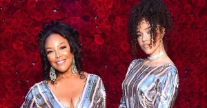 Lynn whitfield and daughter Grace Gibson