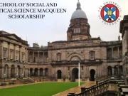 APPLY NOW for Macqueen Postgraduate Scholarship at the University Of Edinburgh in UK Macqueen