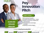 APPLY: Pay Innovation Pitch (N2,250,000 in cash prizes) Pay Innovation Pitch