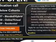 APPLY: YALI East Africa Regional Leadership Cohorts 2024 YALI East Africa Regional Leadership Cohorts