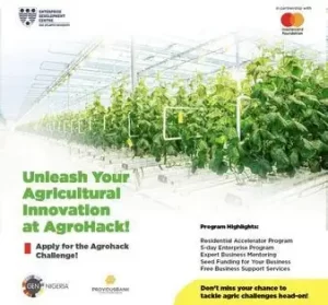 AgroHack Challenge for Nigerian Entreprenuers