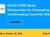 Applications are now open for the DAAD STEM Study Scholarships for Developing and Emerging Countries 2025