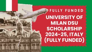 Fully Funded University of Milan DSU Scholarship