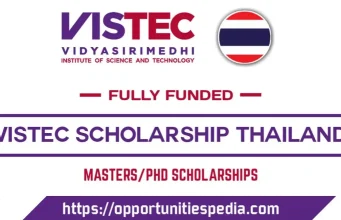 Fully Funded VISTEC Scholarship 2025