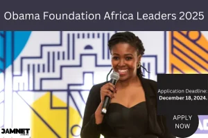 Obama Foundation Africa Leaders program 2025