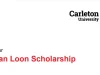 Richard Van Loon Scholarship at Carleton University 2025