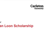 Richard Van Loon Scholarship at Carleton University 2025 Richard Van Loon Scholarship at Carleton University 2025