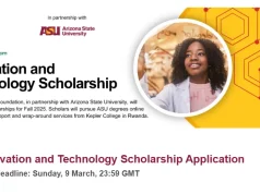 Mastercard Foundation Innovation and Technology Scholarship 2025