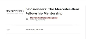 BeVisioneers Mercedes Benz Fellowship Mentorship 2025/2026