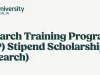 Central Queensland University RTP Scholarship 2025