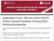 African Union Capacity Building Online Training 2025 African Union Capacity Building Online Training 2025