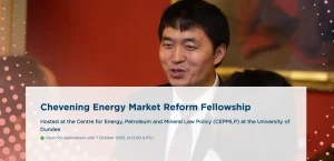 Chevening Energy Market Reform Fellowship 2026