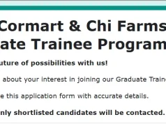 Cormart and Chi Farms Graduate Trainee Programme 2026