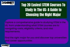 Top 20 Easiest STEM Courses To Study In The US: A Guide to Choosing the Right Major