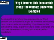 Best Why I Deserve This Scholarship Essay: A-Z Why I Deserve This Scholarship Essay: The Ultimate Guide with Examples