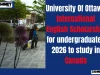 Fully Funded University Of Ottawa International English Scholarship for undergraduates 2026 to study in Canada University Of Ottawa International English Scholarship for undergraduates 2026 to study in Canada