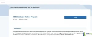 CardinalStone Graduate Trainee Program 2026 - Financial Services Recruitment for Graduates