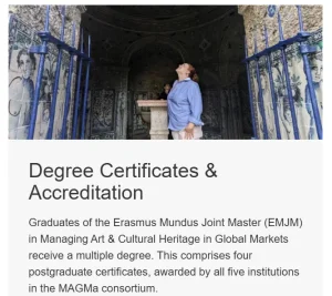 Fully Funded Erasmus Mundus Managing Art and Cultural Heritage in Global Markets Joint Masters Scholarship 2026