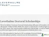 Fully Funded Leverhulme Doctoral Scholarships 2026 for Masters & PhD International Students in Uk Fully Funded Leverhulme Doctoral Scholarships 2026 for Masters & PhD International Students in Uk