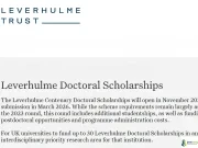 Fully Funded Leverhulme Doctoral Scholarships 2026 for Masters & PhD International Students in Uk Fully Funded Leverhulme Doctoral Scholarships 2026 for Masters & PhD International Students in Uk
