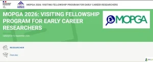 Fully Funded MOPGA Visiting Fellowship France 2026
