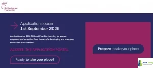 Fully Funded Schlumberger Faculty for the Future Fellowship 2026