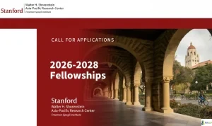 Fully Funded Stanford University APARC Fellowships 2026–2028 for postdoctoral International Students in USA
