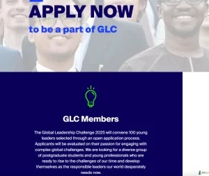 Global Leadership Challenge (GLC) 2025 - Fully Funded St. Gallen Symposium for Graduate Students and Young Professionals