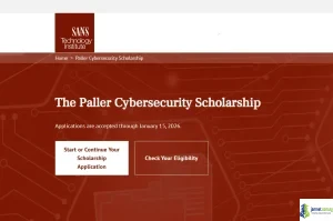 Paller Cybersecurity Scholarship 2026 - Fully Funded SANS Certificate, Undergraduate & Masters in USA