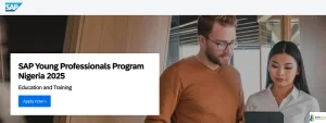 SAP Young Professional Program 2025 for Graduates in Nigeria