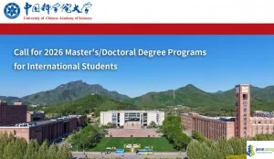 UCAS Scholarship for International Students 2026 - Fully Funded Master’s & PhD in China (RMB 3,500 Stipend)