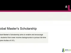 UCL Global Masters Scholarship 2026: £15,000 Grant for International Students from Developing Countries to study in UK UCL Global Masters Scholarship 2026 - £15,000 Grant for International Students from Developing Countries to study in UK