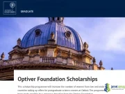 University of Oxford Optiver Foundation Scholarships 2026 - Fully Funded Masters Scholarship for Women in Science from Low Income Countries