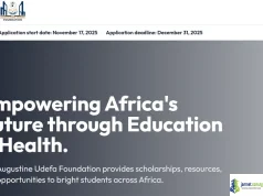 Augustine Udefa Speaking Scholarship 2026
