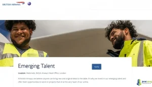 Emerging Talent British Airways Summer Internship 2026: Fully Funded UK Opportunity with £24,200 Salary and Visa Sponsorship