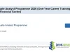 FSDH Graduate Analyst Programme 2026