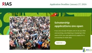 Fully Funded Aids IAS Conference Scholarship Program 2026