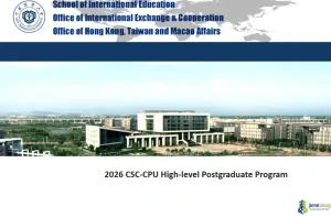 Fully Funded China Pharmaceutical University CSC Scholarship 2026