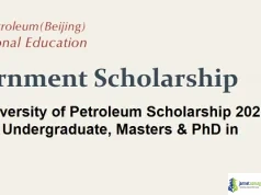 Fully Funded China University of Petroleum Scholarship 2026 (Stipend for Undergraduate, Masters & PhD in Beijing)