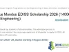 Fully Funded Erasmus Mundus EDISS Scholarship 2026