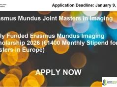 Fully Funded Erasmus Mundus Imaging Scholarship 2026
