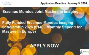 Fully Funded Erasmus Mundus Imaging Scholarship 2026