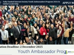 Fully Funded Internet Society Youth Ambassadors Program 2026 In Global Leadership