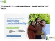 Fully Funded MCW Global Young Leaders Fellowship 2026 Fully Funded MCW Global Young Leaders Fellowship 2026