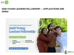 Fully Funded MCW Global Young Leaders Fellowship 2026 Fully Funded MCW Global Young Leaders Fellowship 2026