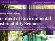 Fully Funded Texas Christian University Scholarship 2026 in Environmental and Sustainability Sciences for Masters International Students in USA Fully Funded Texas Christian University Scholarship 2026 in Environmental and Sustainability Sciences for Masters International Students in USA