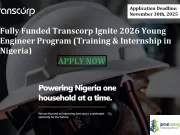 Fully Funded Transcorp Ignite 2026 Young Engineer Program (Training & Internship in Nigeria) Fully Funded Transcorp Ignite 2026 Young Engineer Program (Training & Internship in Nigeria)